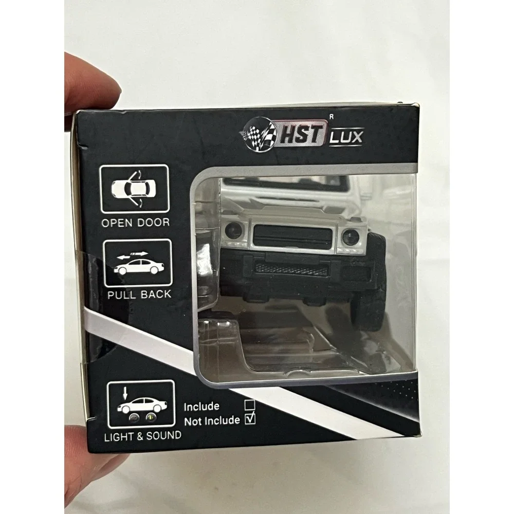 Mercedes-Benz G-Class G63 AMG G Wagon 1:36 Diecast SUV HST Lux White 4x4 Model